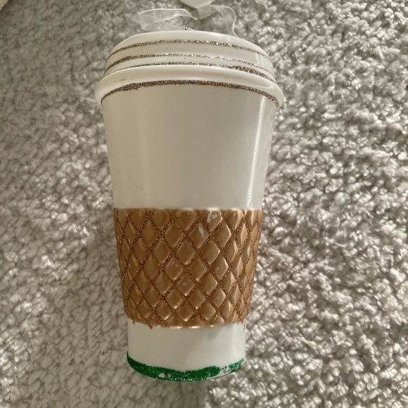 "TO GO CUP" COFFEE ORNAMENT NWT - Picture 5 of 7